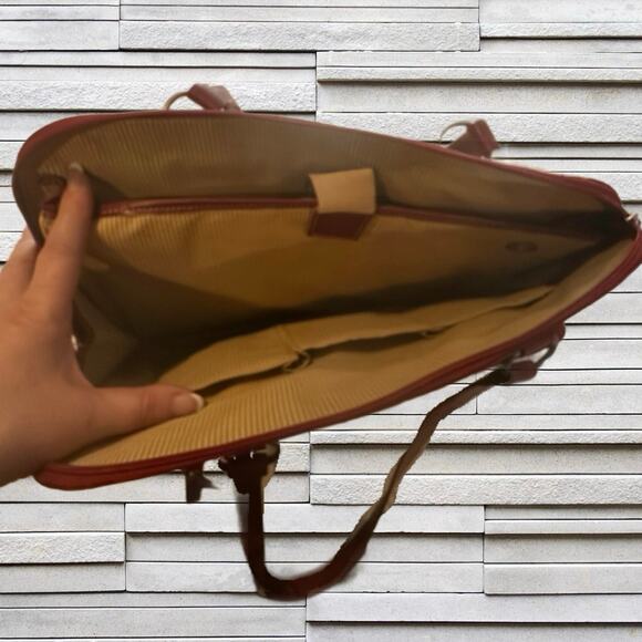 Franklin Covey Red Computer Bag / Briefcase - Picture 5 of 8